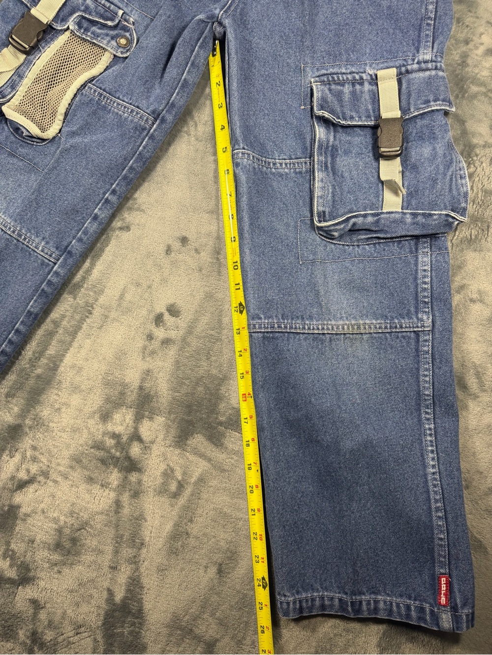 PACO Jeans VINTAGE 90s - Y2K Baggy Skater Utility Cargo Denim Jeans - Picture 12 of 15